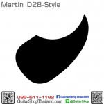 ปิ๊กการ์ดกีต้าร์โปร่ง Martin D28 Style Black