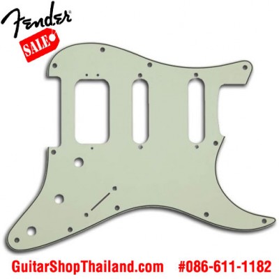 ปิ๊กการ์ด Fender Strat® HSS 11Hole 3Ply Mint Green