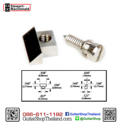 แซดเดิล Tune-o-Matic ABR-1 bridge Saddles set