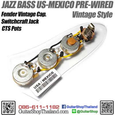 ชุดวงจรเฟนเดอร์ Jazz Bass Vintage Style