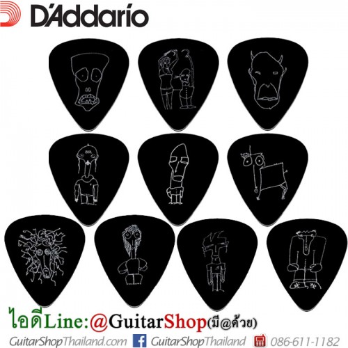 ปิ๊ก D'Addario Joe Satriani Thin 0.5